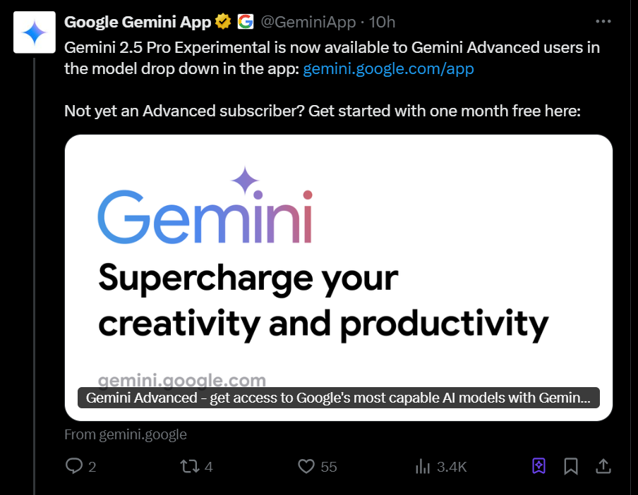 Google Gemini 2.5 Pro